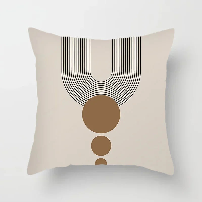 Dekoratives Kissenbezug mit geometrischem Muster - AbstractLines