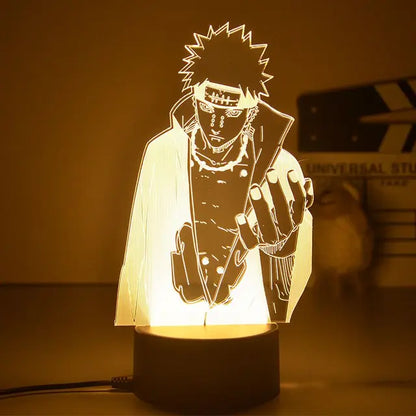 Naruto 3D LED Nachtlampe – Anime Licht mit Kakashi, Sasuke & Naruto