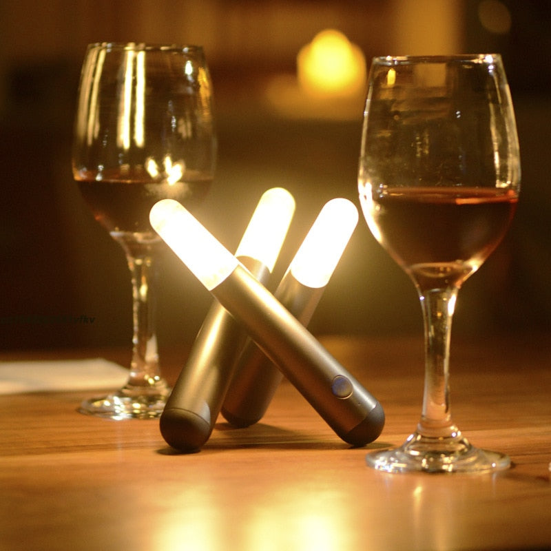 Garduru Stick LED Tischleuchte – Tragbare & Dimmbare Ambientelampe (Wiederaufladbar, IP65)