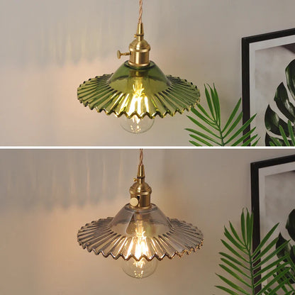 Glas Wandlampe | Retro Stil Beleuchtung