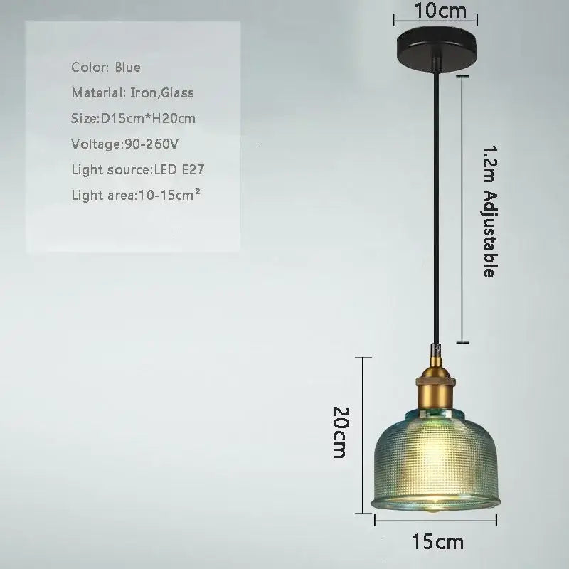 Beleuchten Sie Ihren Raum: Buntglas Retro Glas Kronleuchter