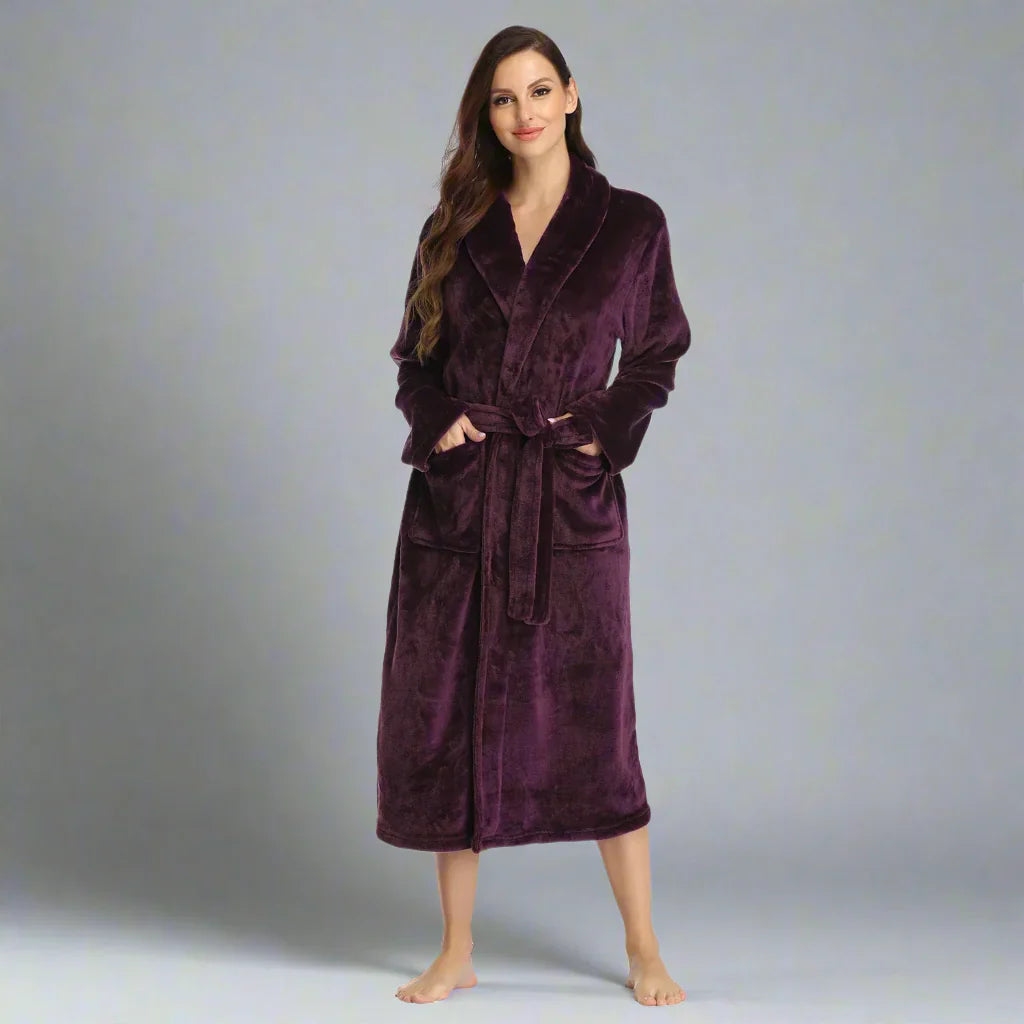 Fleece Bademantel - Kuschelweiche - Léa