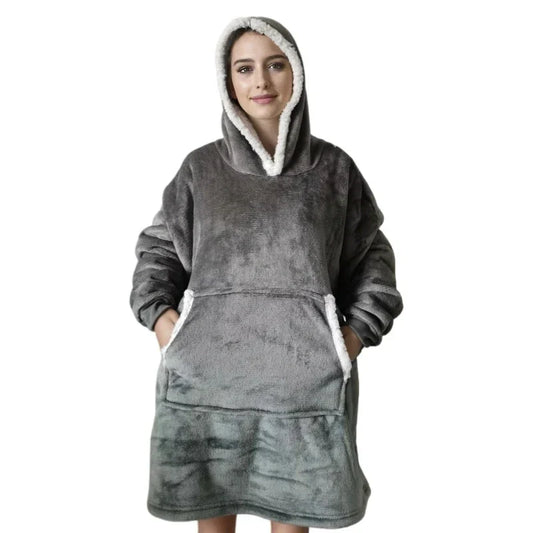 SnugFit - Hoody Decke mit Tasche