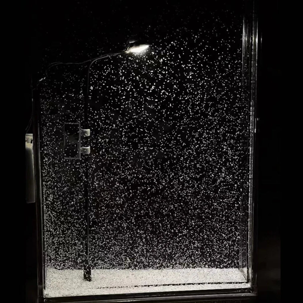 RoyaleGlow Schnee Nachtlampe – Gemütliches Winterwunderland Schreibtischlicht