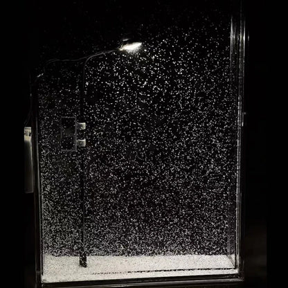 RoyaleGlow Schnee Nachtlampe – Gemütliches Winterwunderland Schreibtischlicht