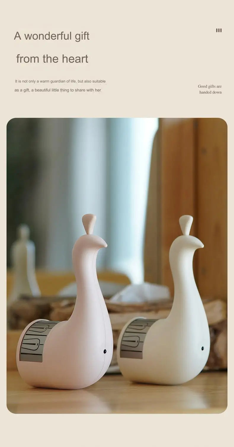 Royelux Pfau Projektions-Nachtlampe - 12-Farben dimmbare Fernbedienung Atmosphärenlicht