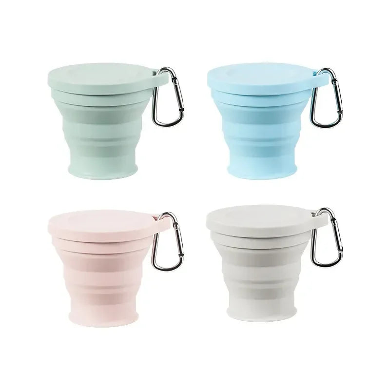 Mini travel teetasse aus Silikon mit zurückziehbarem Deckel - NomadCup™