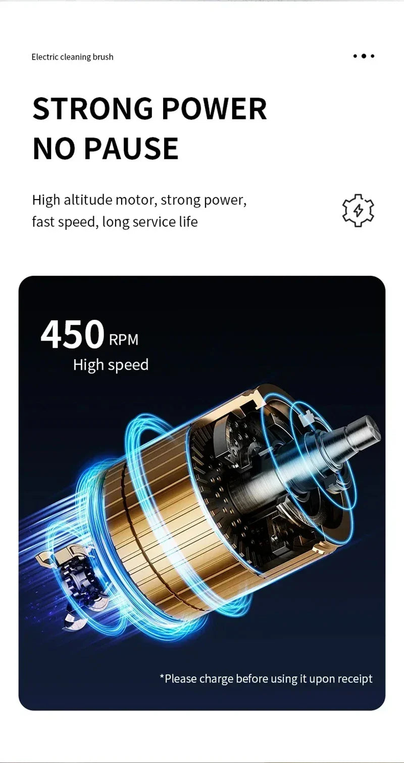 6-in-1 Kabellose Elektrische Reinigungsbürste - Revolutionieren Sie Ihre Reinigungsroutine