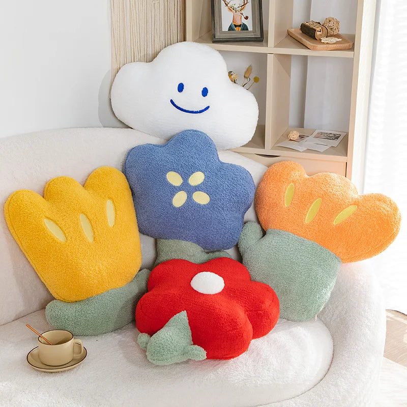 Fleece Flower Wurfkissen
