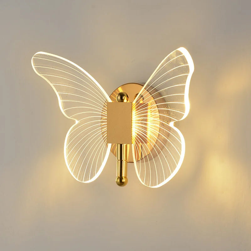 Schmetterling LED Wandlampe