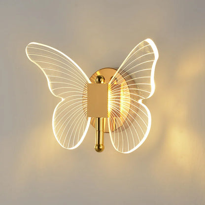 Schmetterling LED Wandlampe