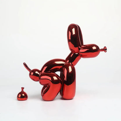 Minimalistisches Ballonhund-Ornament