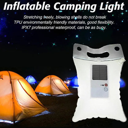 Solarlampe in Transparenter Tasche – Energiesparende LED Lampe für Garten und Außenbereich