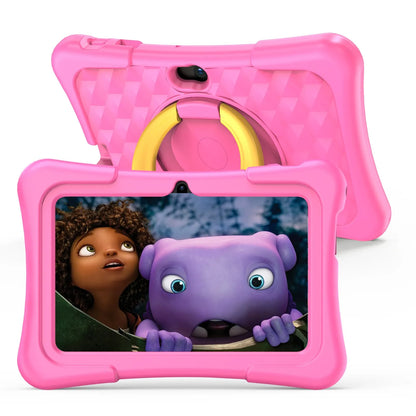 7 Zoll Kinder-Tablet mit Android 11, 32 GB, Bildungssoftware und Dual-Funktion Kamera für Kinder