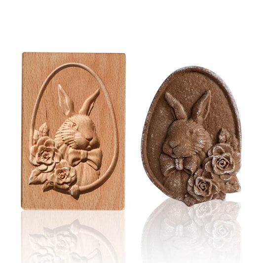 BakeArt – Artisan Holz-Speculaas- & Lebkuchenform für elegante Kreationen