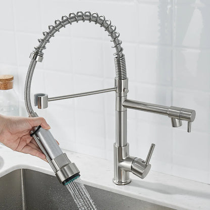 Luxus Küchenarmatur mit Doppelstrahl | AquaElite