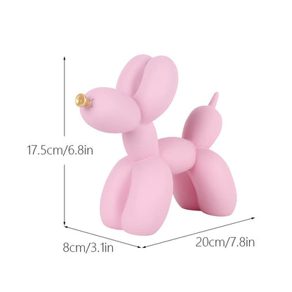 Nordische Ballonhundefiguren Innenstatue