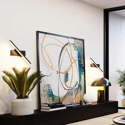 Drehbare LED-Wandleuchte - Moderne Lampe für Schlafzimmer & Wohnzimmer