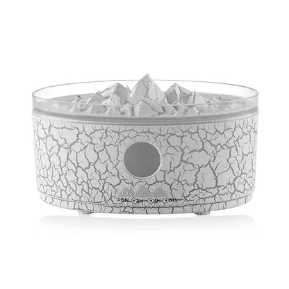 Volcano Luftbefeuchter, 300ML Aromatherapie Diffuser mit Quallennebel und 3 Farblichter, Fernbedienung