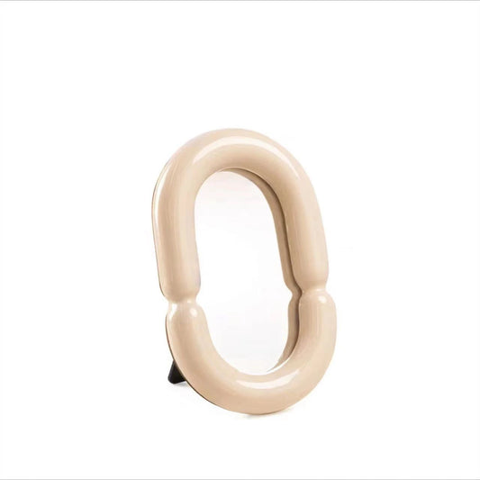 SerenaShape – Eleganter Ovaler Spiegel mit Skulpturaler Form