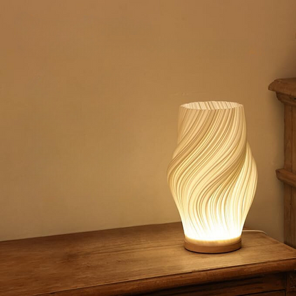 Serene Wavecrest Lampe - Moderne dimmbare wellenförmige LED-Leuchte für elegante Wohnkultur