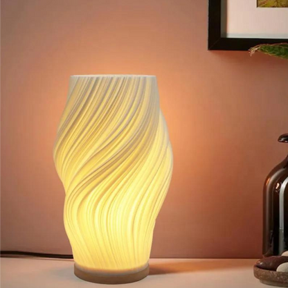 Serene Wavecrest Lampe - Moderne dimmbare wellenförmige LED-Leuchte für elegante Wohnkultur