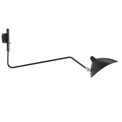 Garduru Mouille Einarmige Wandlampe – Ikonisches Design der 1950er Jahre mit verstellbarem Arm