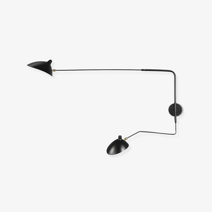 Garduru Mouille Einarmige Wandlampe – Ikonisches Design der 1950er Jahre mit verstellbarem Arm