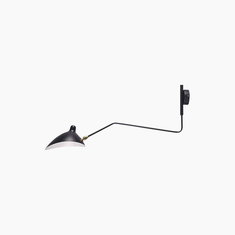Garduru Mouille Einarmige Wandlampe – Ikonisches Design der 1950er Jahre mit verstellbarem Arm