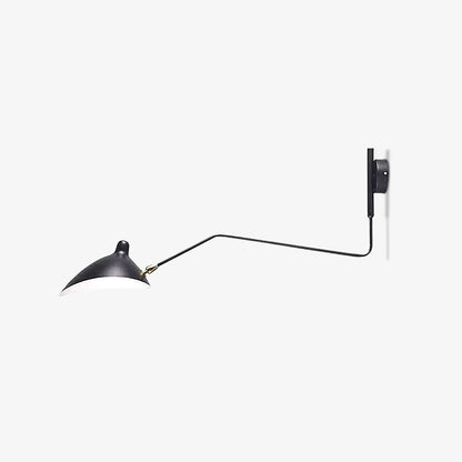 Garduru Mouille Einarmige Wandlampe – Ikonisches Design der 1950er Jahre mit verstellbarem Arm