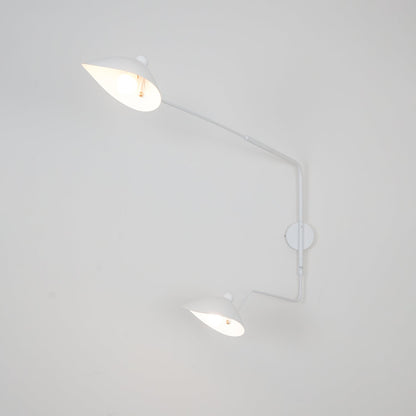 Garduru Mouille Einarmige Wandlampe – Ikonisches Design der 1950er Jahre mit verstellbarem Arm