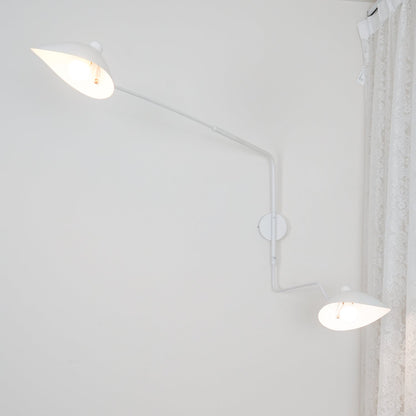 Garduru Mouille Einarmige Wandlampe – Ikonisches Design der 1950er Jahre mit verstellbarem Arm