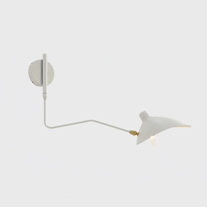 Garduru Mouille Einarmige Wandlampe – Ikonisches Design der 1950er Jahre mit verstellbarem Arm