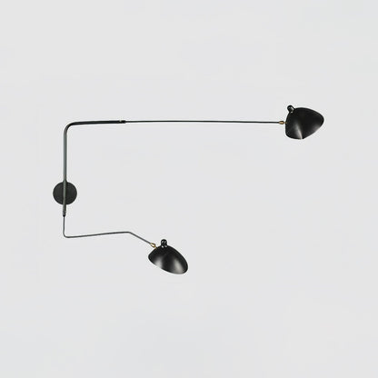 Garduru Mouille Einarmige Wandlampe – Ikonisches Design der 1950er Jahre mit verstellbarem Arm