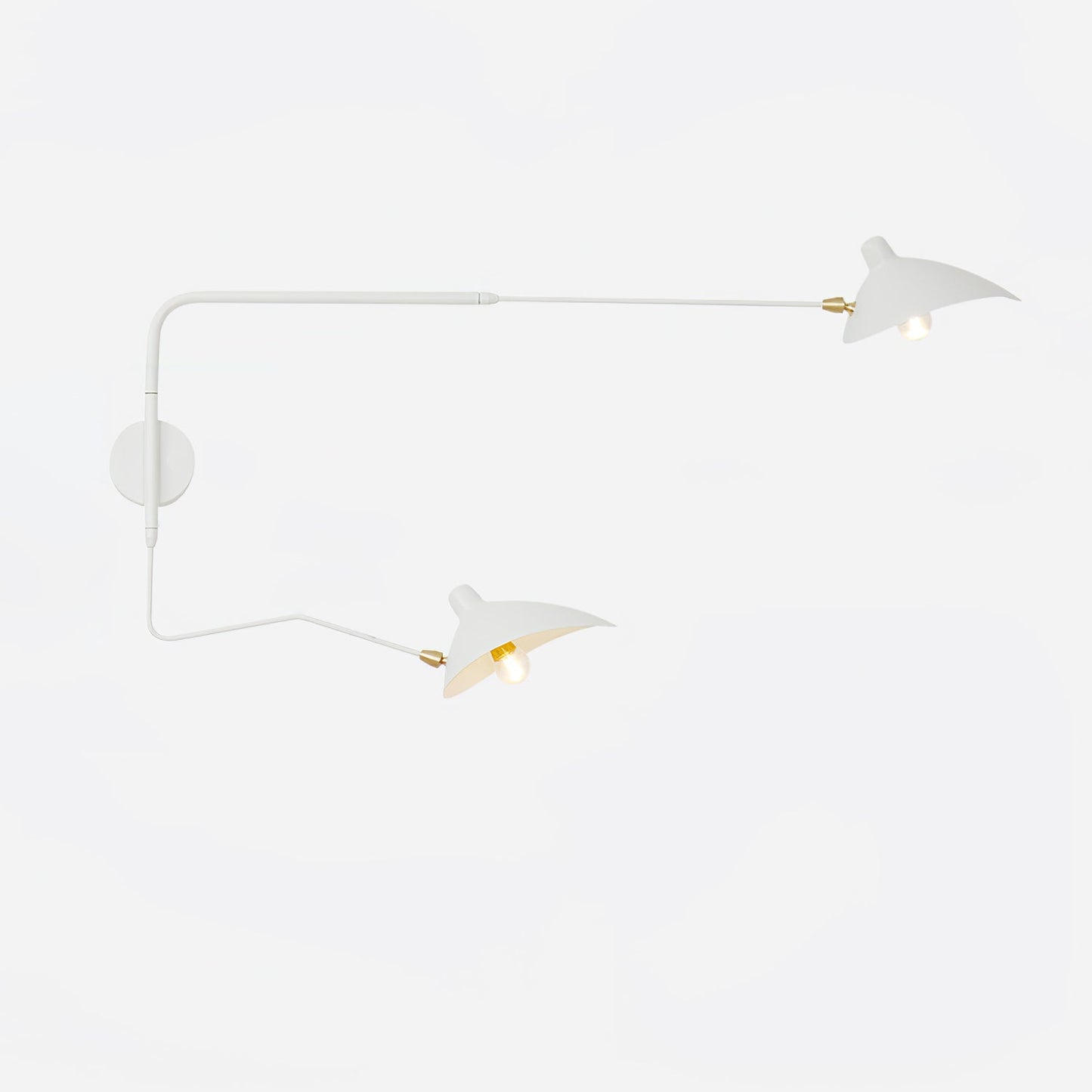 Garduru Mouille Einarmige Wandlampe – Ikonisches Design der 1950er Jahre mit verstellbarem Arm