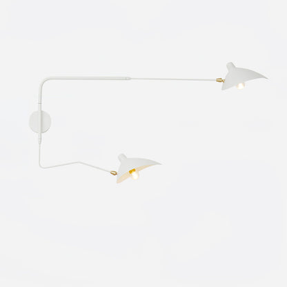 Garduru Mouille Einarmige Wandlampe – Ikonisches Design der 1950er Jahre mit verstellbarem Arm