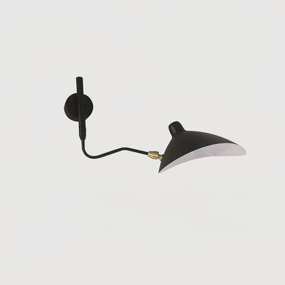 Garduru Mouille Einarmige Wandlampe – Ikonisches Design der 1950er Jahre mit verstellbarem Arm