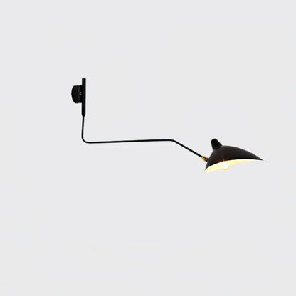 Garduru Mouille Einarmige Wandlampe – Ikonisches Design der 1950er Jahre mit verstellbarem Arm
