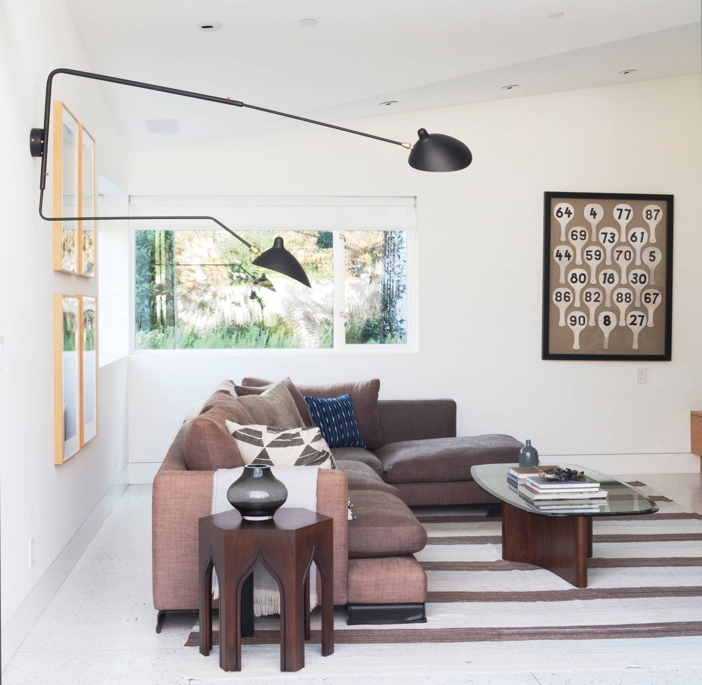 Garduru Mouille Einarmige Wandlampe – Ikonisches Design der 1950er Jahre mit verstellbarem Arm