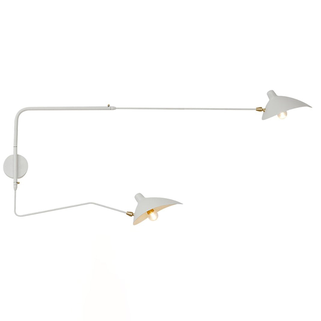Garduru Mouille Einarmige Wandlampe – Ikonisches Design der 1950er Jahre mit verstellbarem Arm