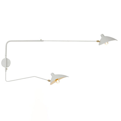 Garduru Mouille Einarmige Wandlampe – Ikonisches Design der 1950er Jahre mit verstellbarem Arm