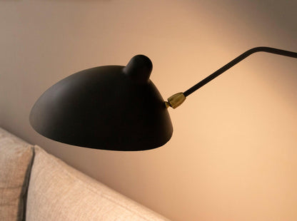 Garduru Mouille Einarmige Wandlampe – Ikonisches Design der 1950er Jahre mit verstellbarem Arm