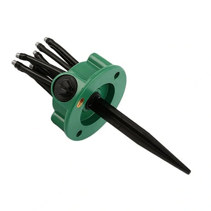 12-in-1 Gartenbewässerungssystem – Einstellbarer Sprinkler mit 360-Grad-Bewässerung