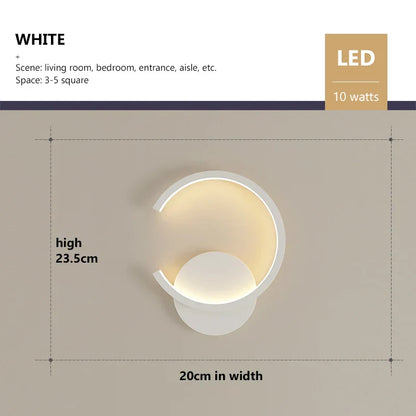 RoyaleGlow Moderne Goldkupfer Wandleuchte - Nordisches LED Oben & Unten Licht