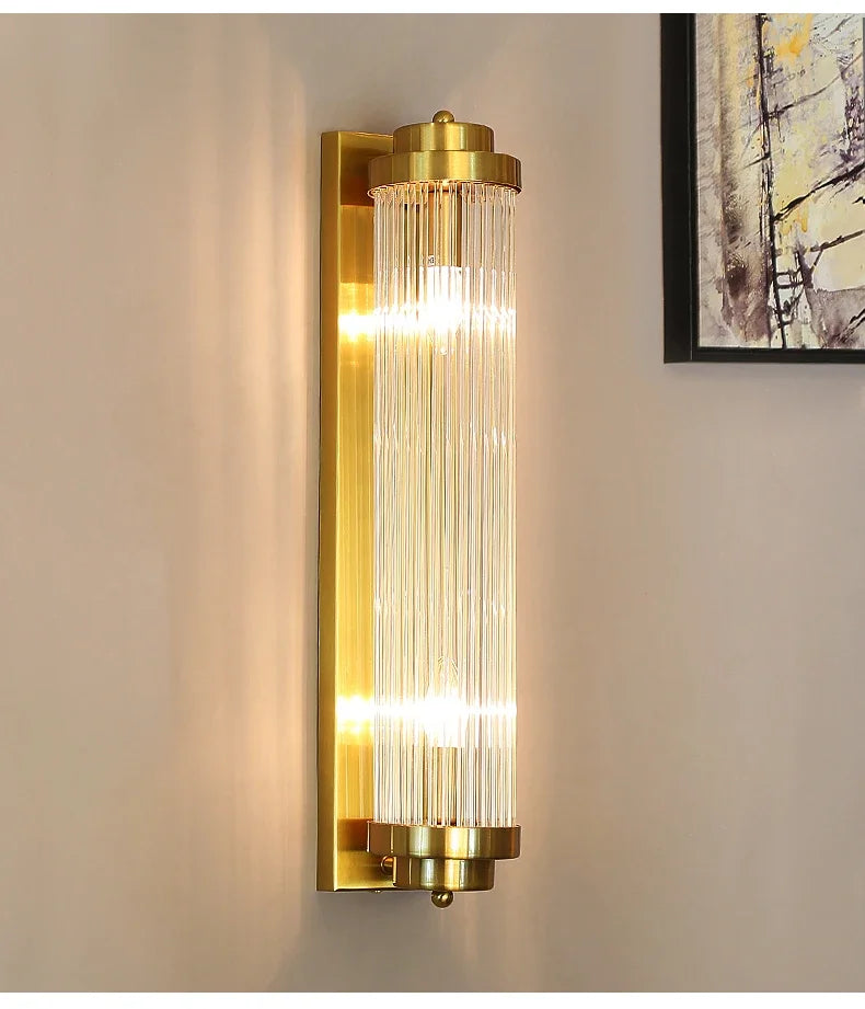 Luxuriöse Kristall-Wandleuchte für das Badezimmer – Elegante Lichtarmatur