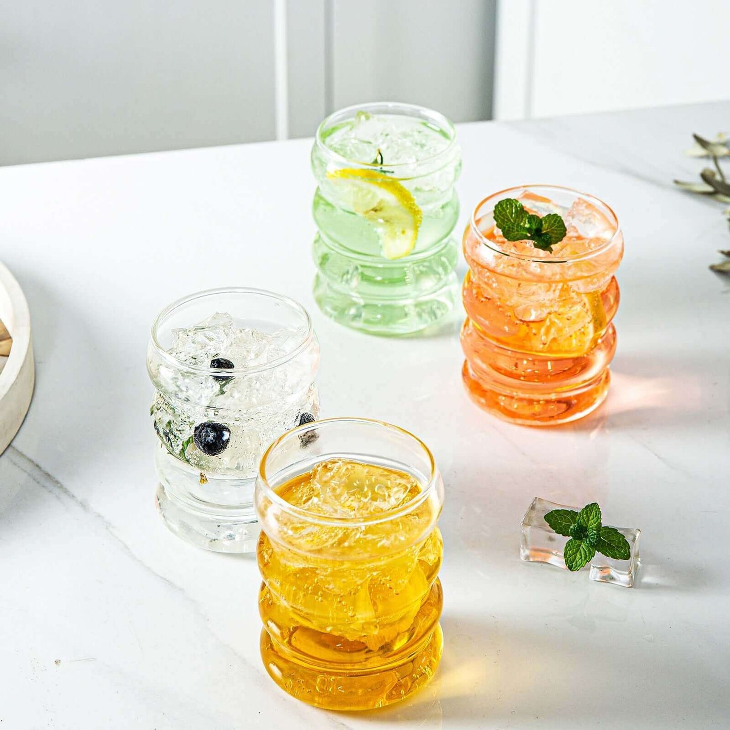 Set von 4 Bubble Tumblers