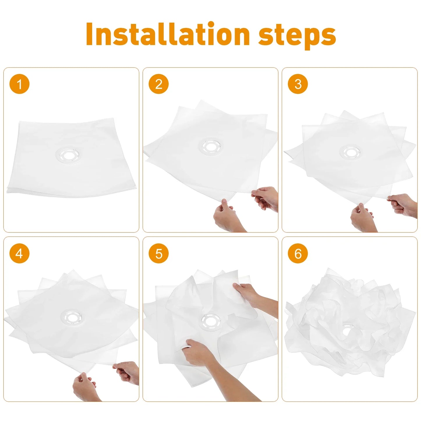 Royaleva Cloud Shape Papier Lampenschirm für modernes Zuhause & Veranstaltungsdeko