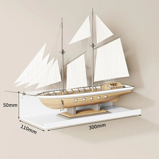 Stilvolle Aluminium Schwimmende Regallösung