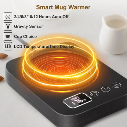 Smart Electric Mug Warmer – 3-Temp Regelung & Automatische Abschaltung für Zuhause & Büro