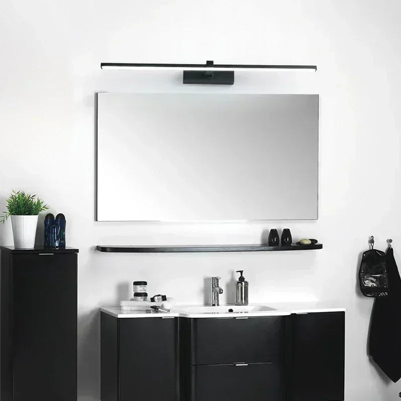 RoyaleGlow Moderne LED Badezimmer Wandleuchte mit einstellbarem Tricolor Licht